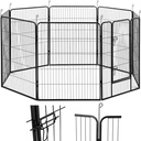 Dog pen enclosure puppy enclosure with gate height 100 cm 8 segments.