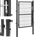 Garden entrance gate in steel 106 x 191 cm