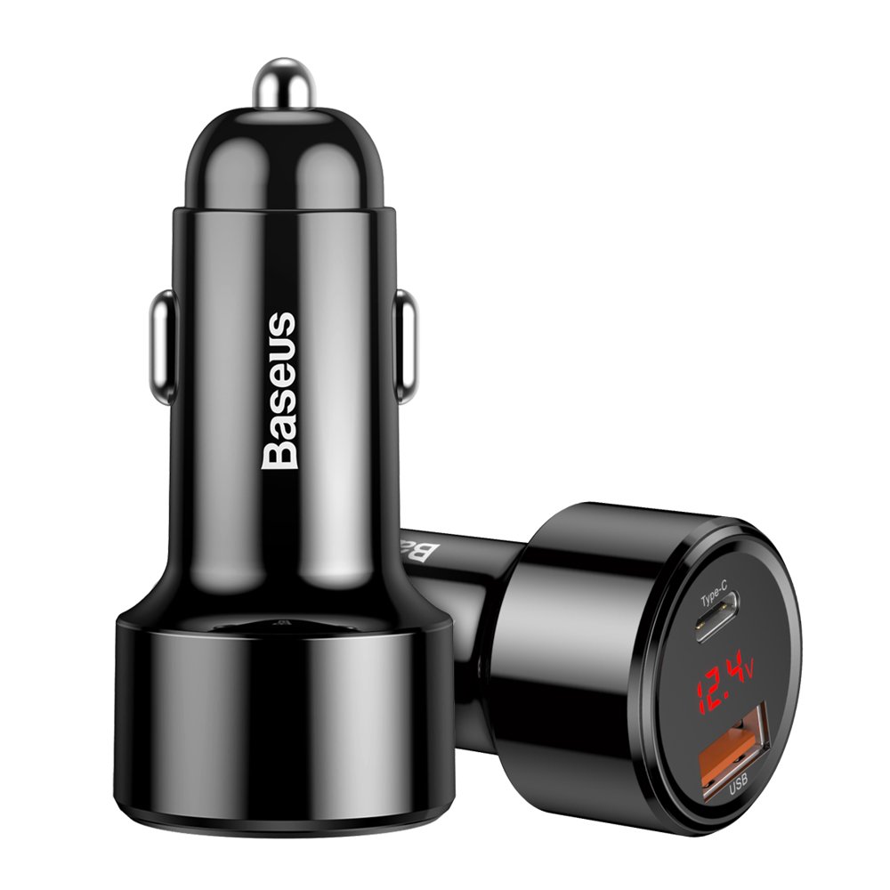 Magic Series PPS QC 4.0+ QC3.0 auto lādētājs 45W 6A melns
