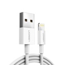 Kabelis iPhone USB - Lightning MFI 2m 2.4A balts