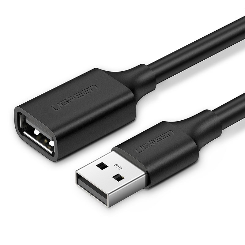 USB kabeļa pagarinātājs 2 m melns