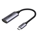USB-C ir HDMI 2.0 4K 60Hz "Thunderbolt 3" adapteris pilkos spalvos