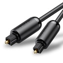 "Toslink SPDIF" optinis skaitmeninis garso kabelis 1,5 m pilkos spalvos