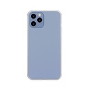 Standus dėklas su lanksčiu rėmeliu, skirtas "iPhone 12 Pro Max", matinio stiklo korpusas, baltas