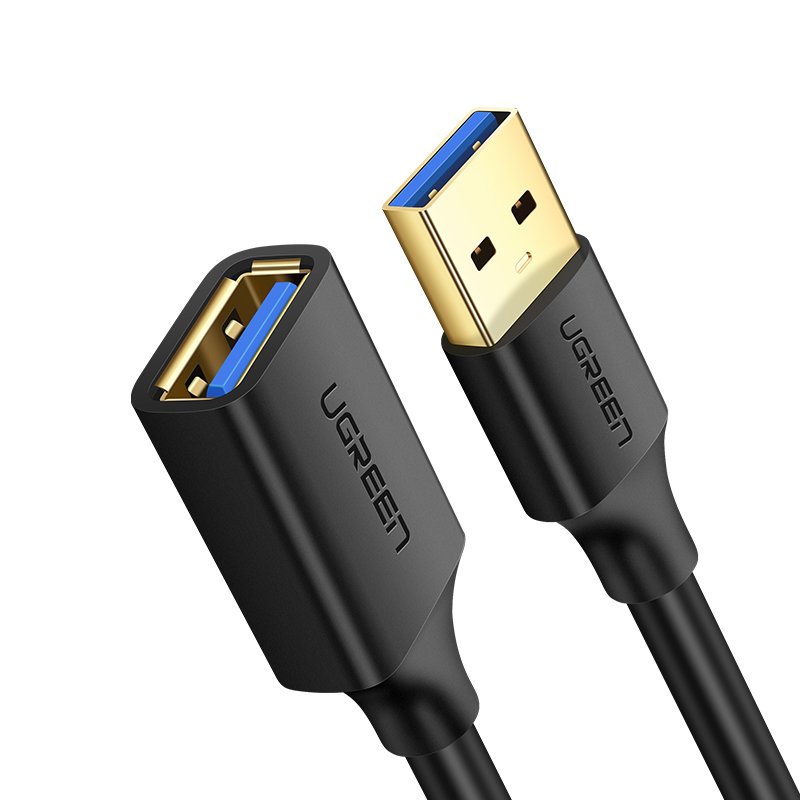 USB 3.0 kabelio prailginimo adapteris 2 m juodas