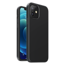 Lankstus silikoninis dėklas "iPhone 12 mini" apsauginis silikoninis dėklas juodas