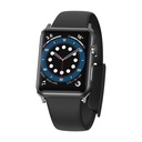 Apple Watch 3/4/5/6/SE 38-40mm Slip-Thru siksniņas aproces lenta, melna