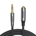 AUX kabeļa pagarinājuma kabelis 3,5 mm mini ligzda 1 m