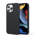 Guminis elastingas silikoninis dėklas iPhone 13 Pro Max juodas