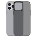 Permatomas gelinis dėklas iPhone 13 Pro Simple Series Case black