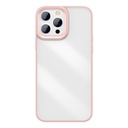 Armor resistant case for iPhone 13 Pro with gel frame pink