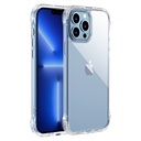 Dangtelis iPhone 13 Pro Max šarvuotam dėklui su kabliukų stovu permatomas
