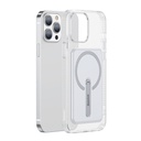 Magnetinis dėklas su stovu "iPhone 13 Pro 6,1'' 2021 permatomas