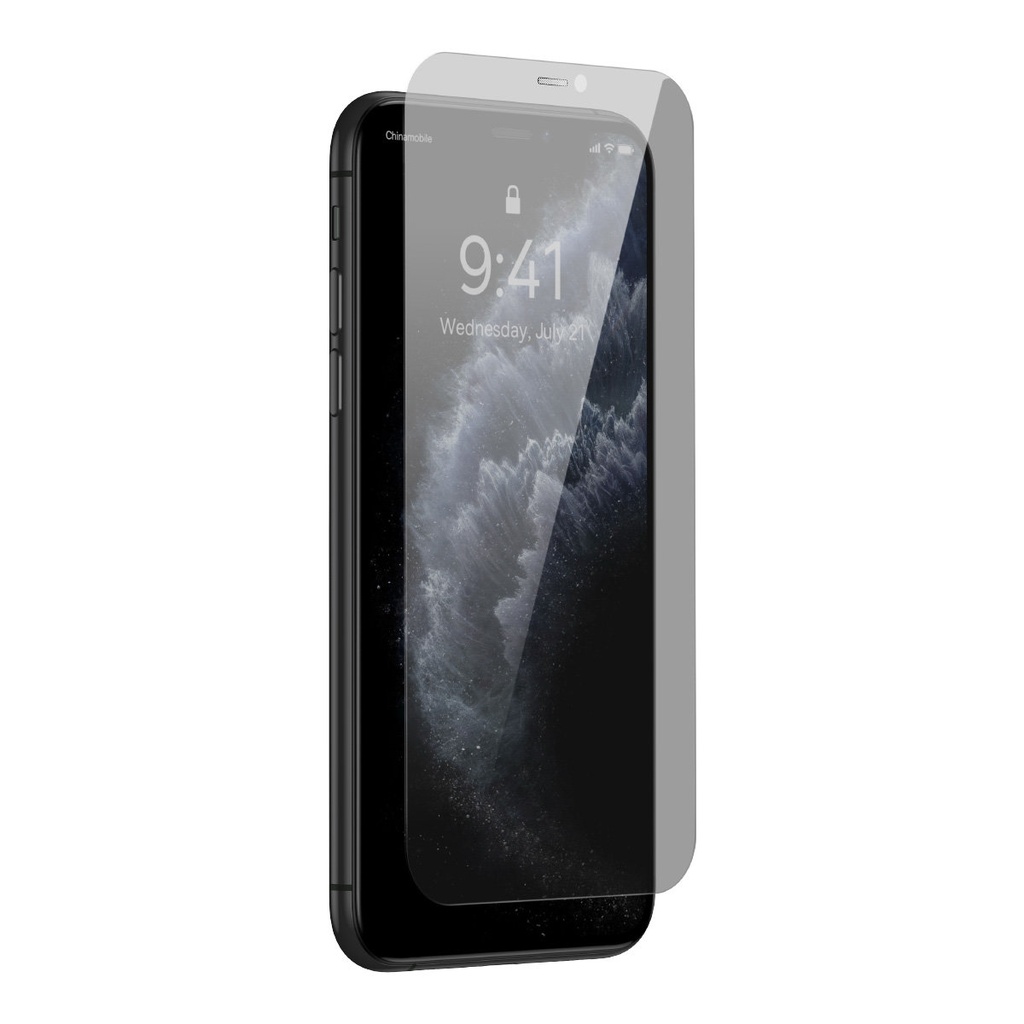 Grūdintas stiklas "iPhone 11 Pro Max" / "iPhone XS Max" + tvirtinimo padėtis