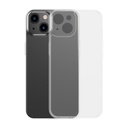 Dėklas iPhone 13 standus dėklas su geliniu rėmeliu, skaidrus