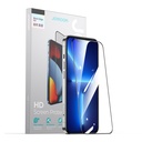 Grūdintas stiklas "iPhone 14 Plus" visam ekranui su rėmeliu skaidrus Knight 2.5D TG