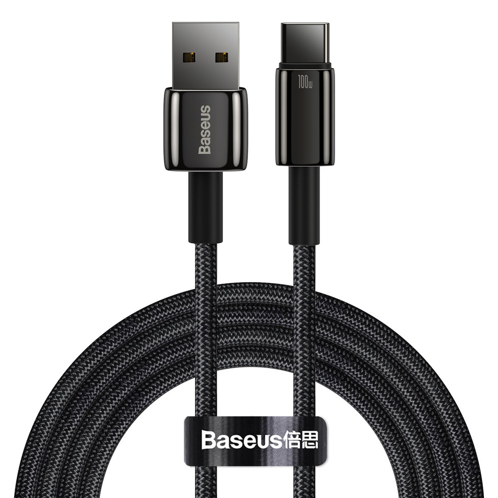 Tungsten Gold USB - USB-C 480Mbps 100W cable 2m black