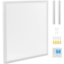 2in1 infraraudonųjų spindulių lubų šildymo plokštė + LED apšvietimo lempa 63x66cm 370W