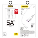Kabelis iPhone USB - Lightning 5A 2m balts