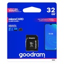 Mikrokarte 32GB micro SD HC UHS-I klases 10 + SD adapteris