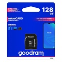 128 GB micro SD XC UHS-I 10 klasės atminties kortelė + SD adapteris