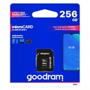 256 GB micro SD XC UHS-I 10 klasės atminties kortelė + SD adapteris