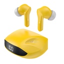 TWS bezvadu bezvadu austiņas Bluetooth 5.2 dzeltenā krāsā