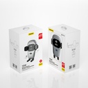 Car holder with Qi wireless charger 15W grey