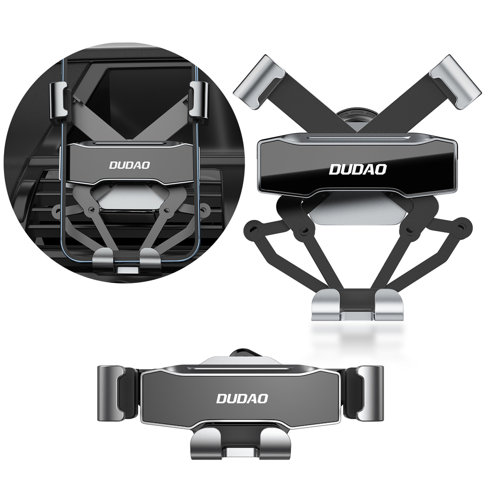 Car gravity mount for smartphone black