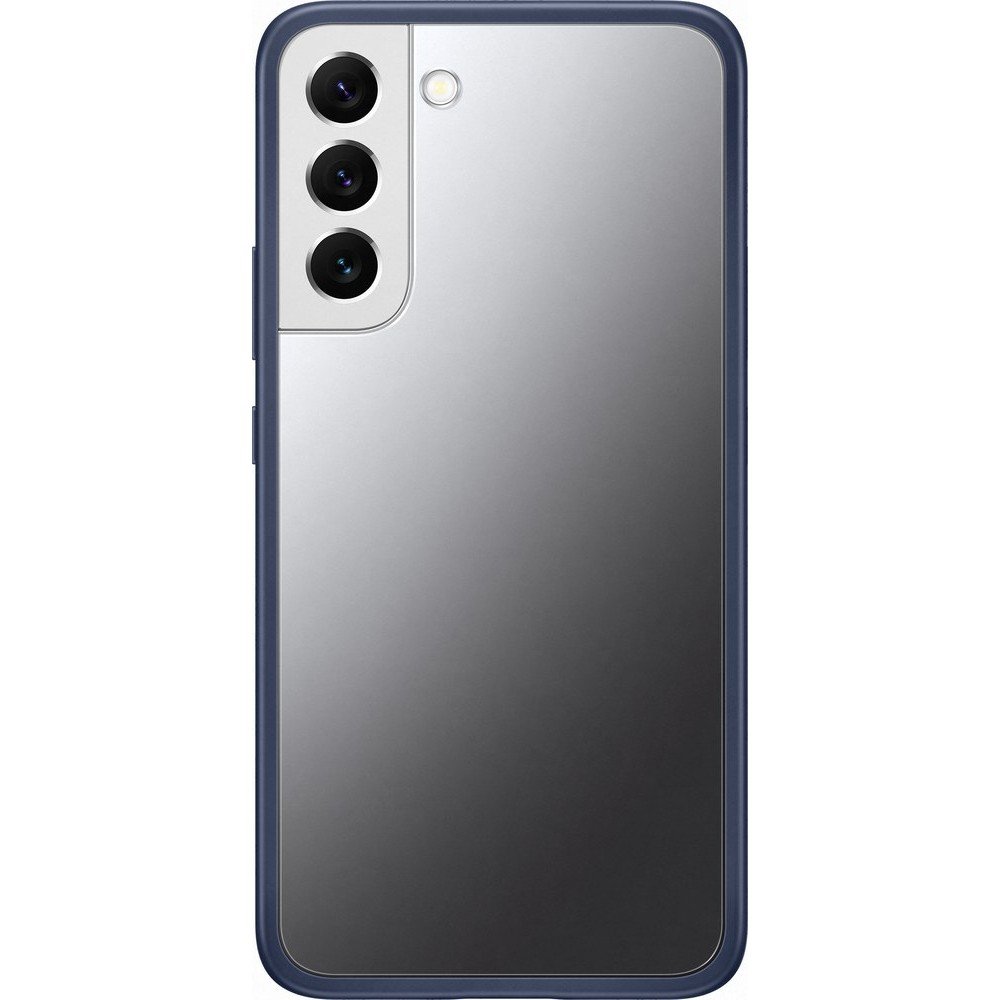 Mirror case for Galaxy S22+ Frame Cover navy blue