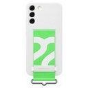 Rubber silicone case cover for Galaxy S22+ Silicone Cover white