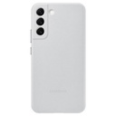 Natūralios odos dėklas Galaxy S22+ Leather Cover šviesiai pilkas