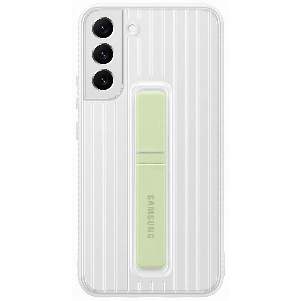 Case with stand for Galaxy S22 Protective Standing Cover white