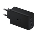 Maitinimo įkroviklis 2x USB-C ir 1x USB PPS PD 65W QC 3.0 AFC FCP juodas