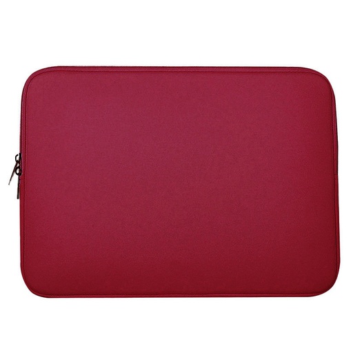 Multi-purpose slip case for laptop tablet 15.6'' red