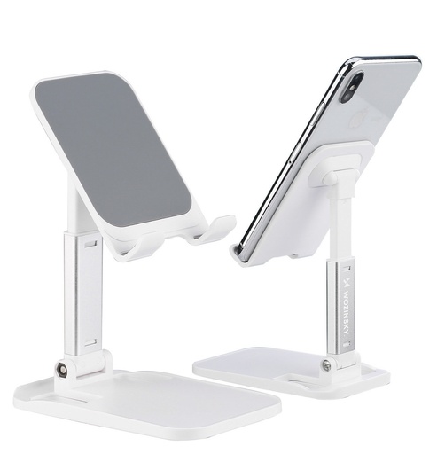 Stand folding stand for phone tablet 4-8'' for desk white
