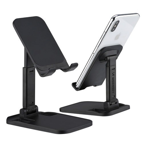 Stand folding stand for phone tablet 4-8'' for desk black