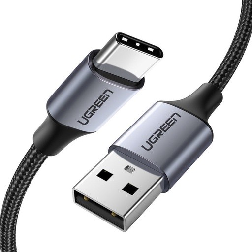 Stingrs pīts kabelis USB - USB-C QC 3.0 3A 2m pelēks