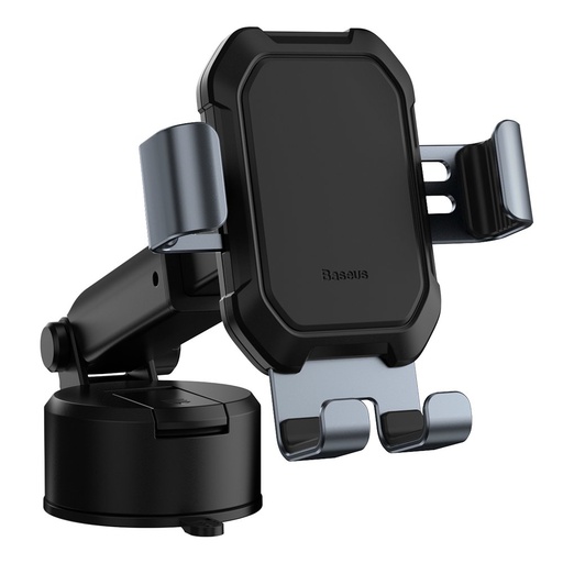 Telescopic gravity car phone holder for windshield dashboard black