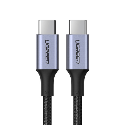 Kabelis USB-C Power Delivery 100W Quick Charge FCP 5A 3m pelēks