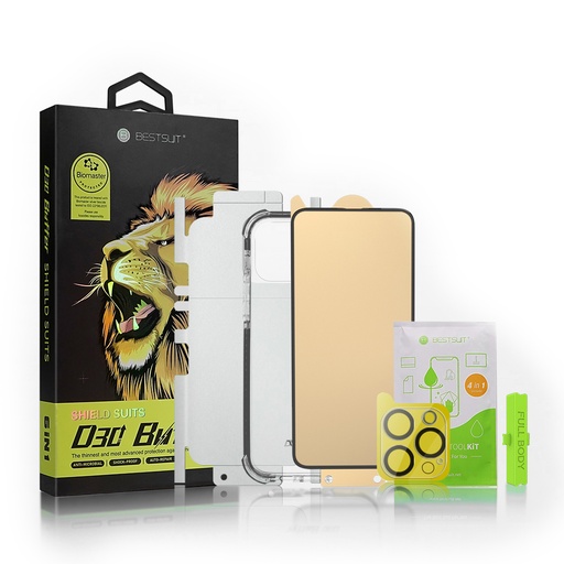 6in1 apsaugos rinkinys "iPhone 11 PRO Max" dėklui ekrano ir kameros stiklo aplikatorius D30 Buffer