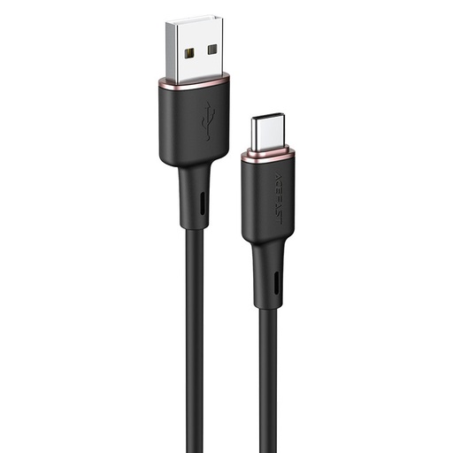 Kabelis USB - USB-C 3A 1,2 m melns