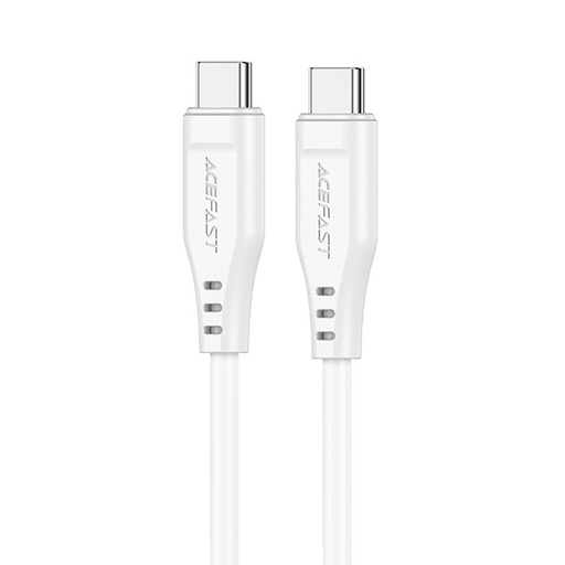 Telefona kabelis USB-C 60W 20V 3A 1.2m balts