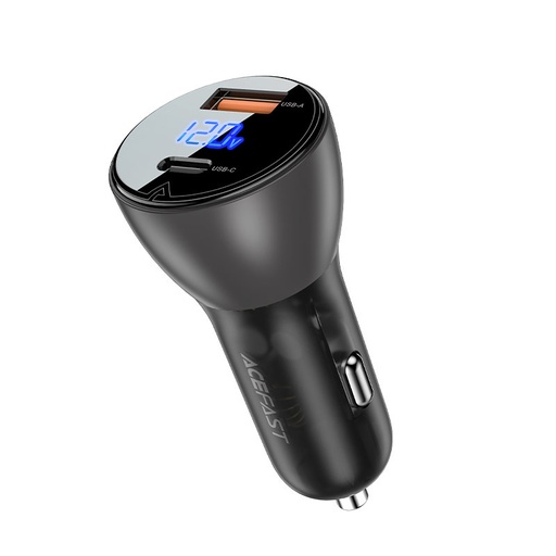 Auto lādētājs 63W 12V USB-C USB SFCP melns