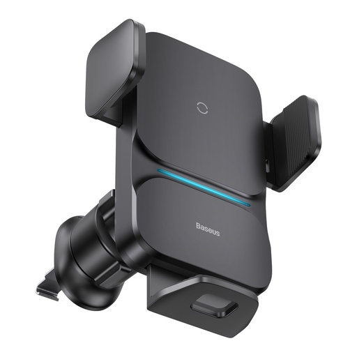 Inductive car charger + grille phone holder Wisdom black