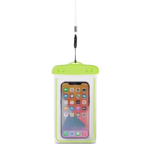 PVC waterproof phone case with lanyard Outdoor - green