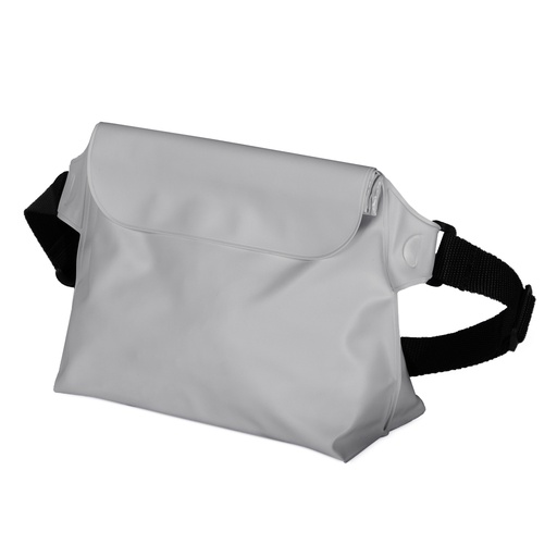 PVC waterproof kidney pouch for phone documents Outdoor - gray