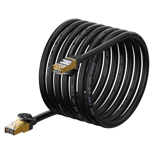 RJ45 10Gbps "Cat 7 Speed Seven" didelės spartos tinklo kabelis 8 m juodas