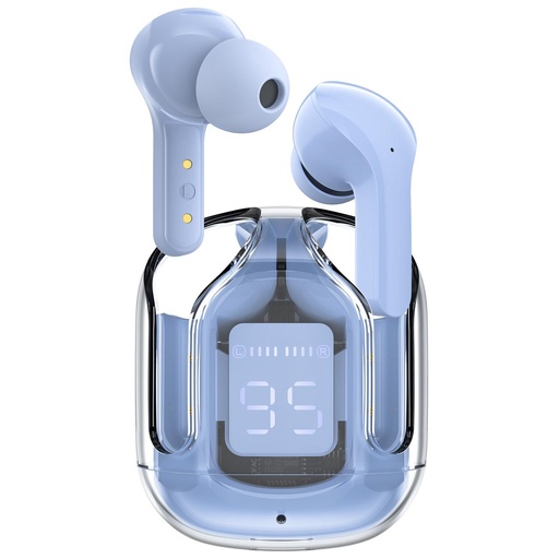 TWS Bluetooth dockless wireless headphones light blue