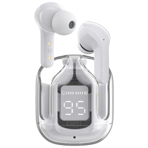 TWS bezvadu bezvadu austiņas Bluetooth pelēkas krāsas